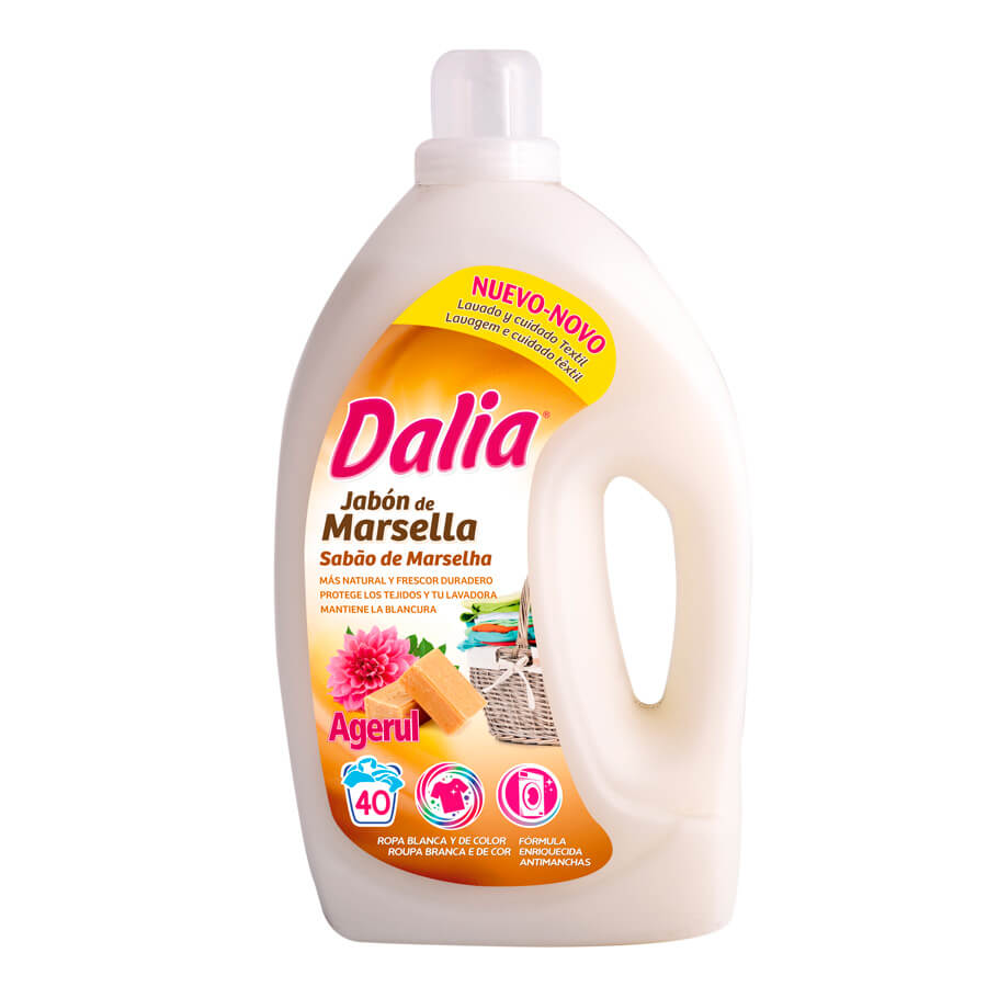 Detergente Marsella para Ropa Blanca y Color Detergente Dalia Agerul