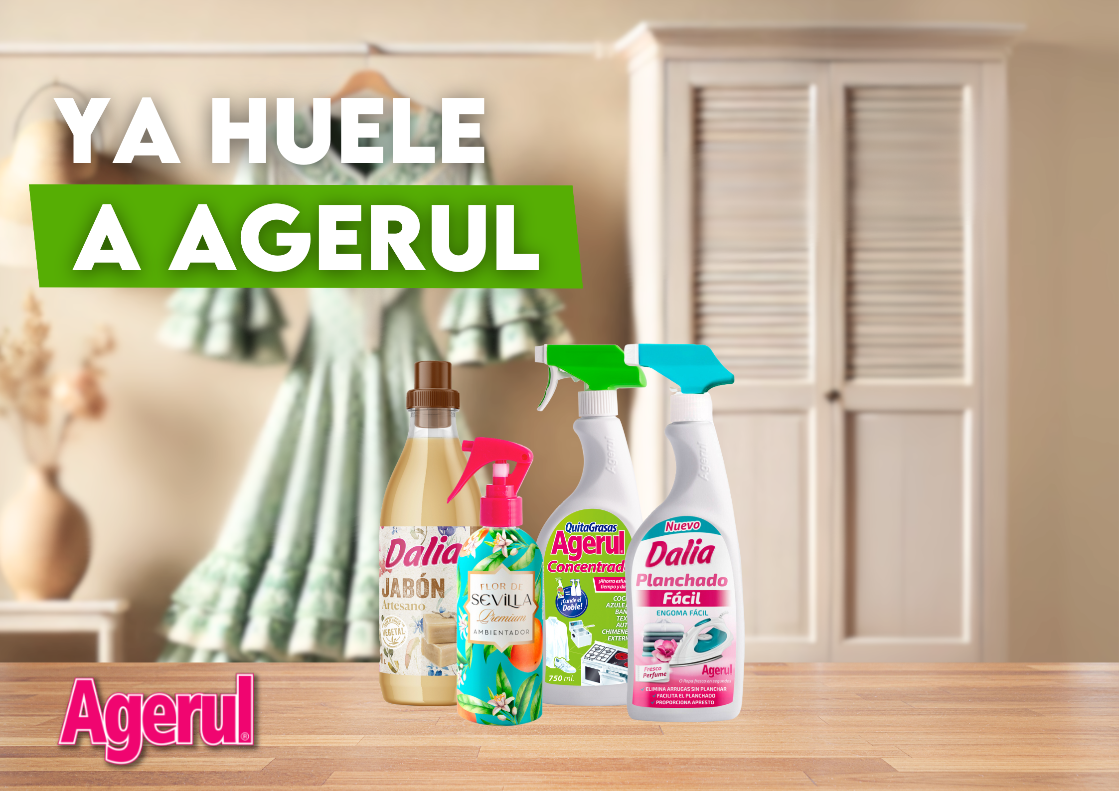 productos de limpieza de ropa Agerul para las manchas de ferias y romerías